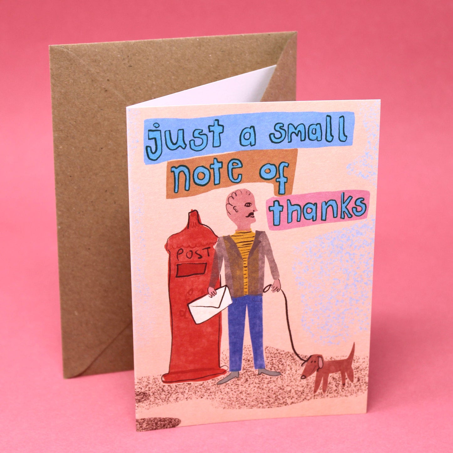 Just a Small Note of Thanks Greetings Card