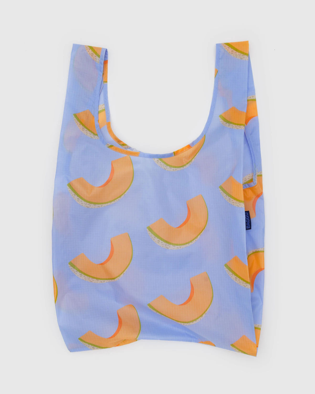 BAGGU Standard Reusable Tote - Cantaloupe Blue