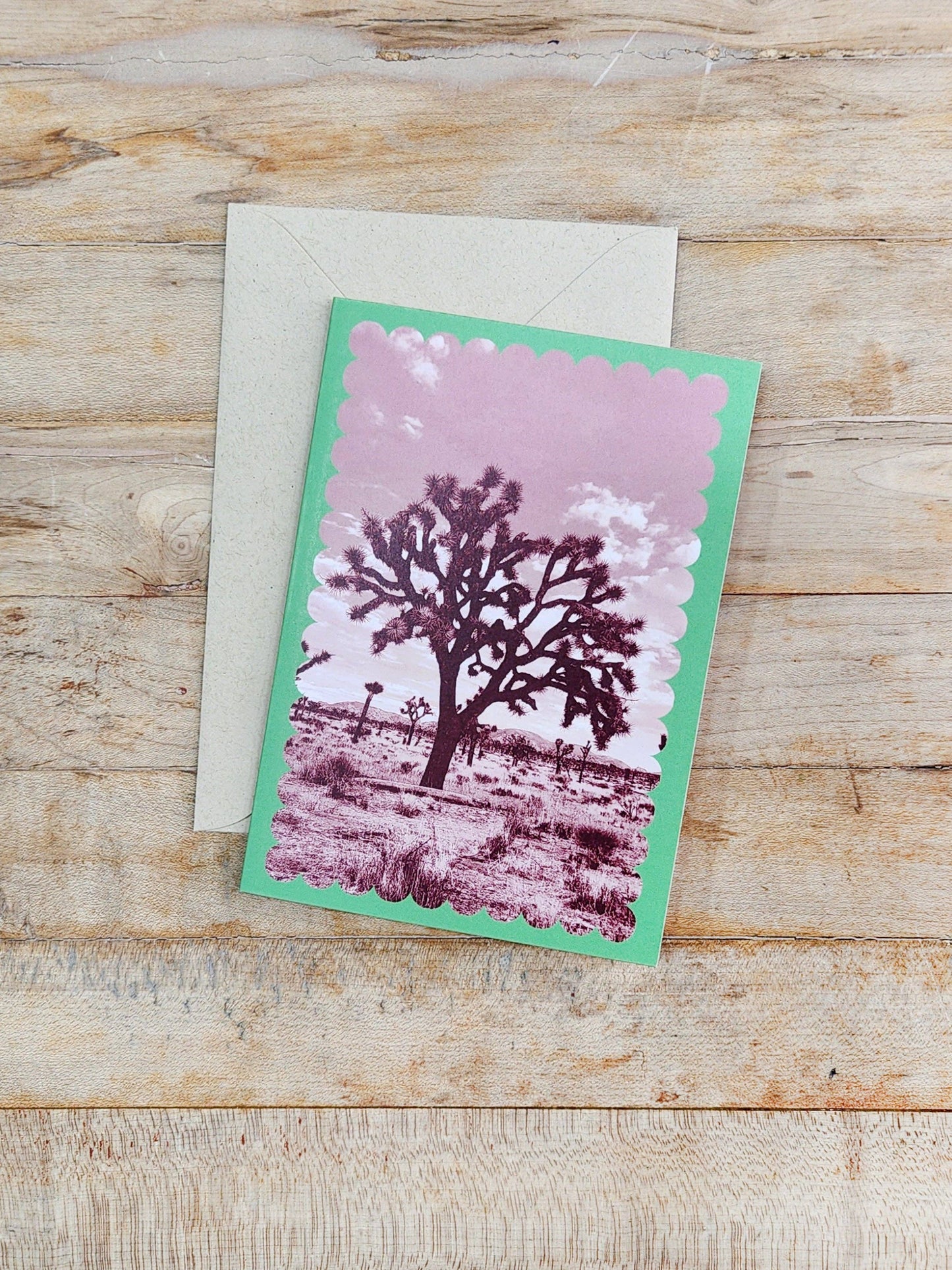 Desert Notecard - Joshua Tree Pink