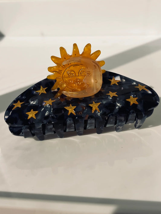 Sun & Moon Hair Claw