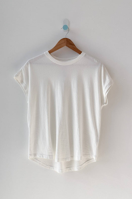 Ease Tee: Vintage White