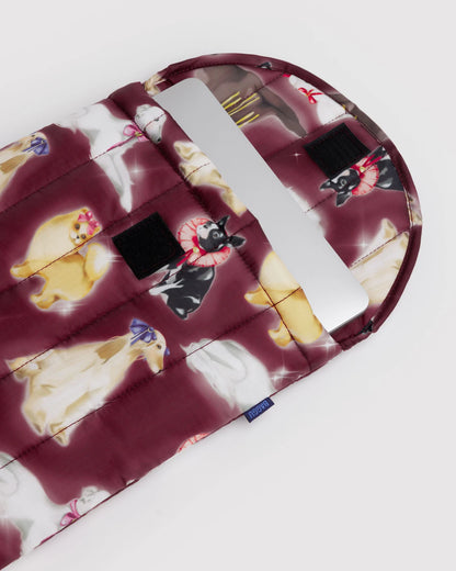 BAGGU Puffy Laptop Sleeve 13"/14" - Fancy Dogs