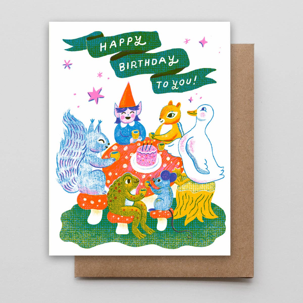 Bday Animal Party: Single card