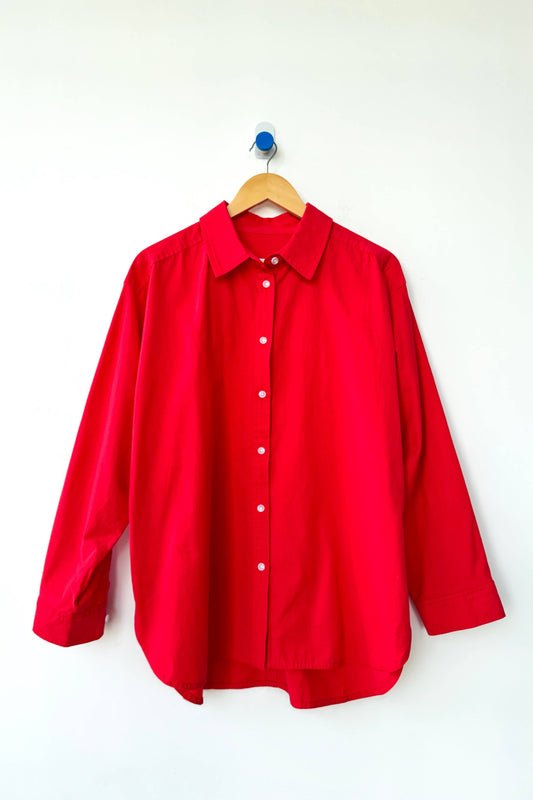 Light Weight Owen Shirt: Red
