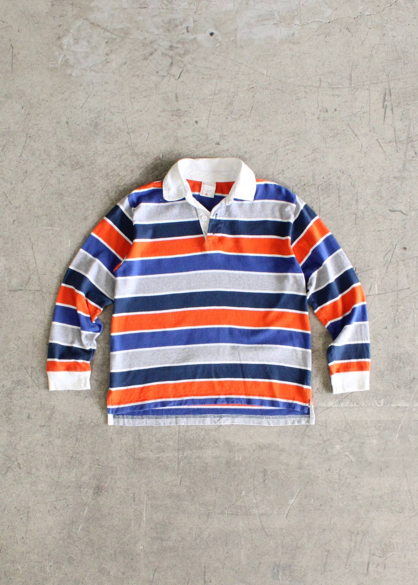 Vintage Striped Fitted Rugby Shirt