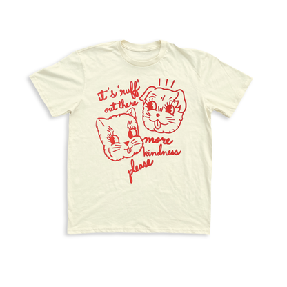 It's Ruff Out There Unisex Tee - Cream Graphic Tee