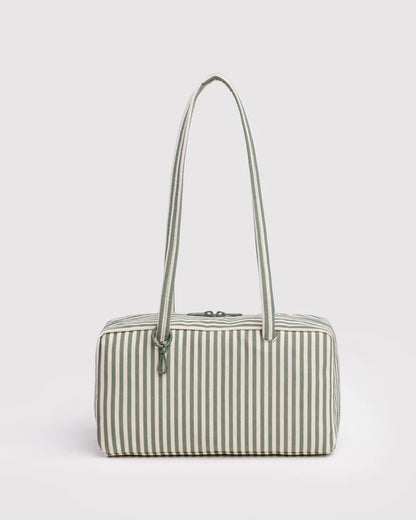 BAGGU Bowler Bag - Sage Stripe