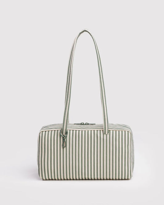 BAGGU Bowler Bag - Sage Stripe