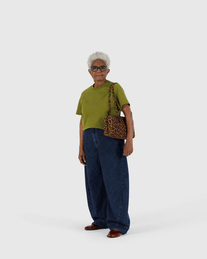 BAGGU Bowler Bag - Leopard