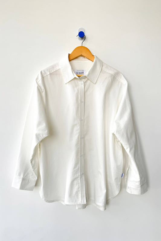 Le Bon Shoppe Light Weight Owen Shirt White