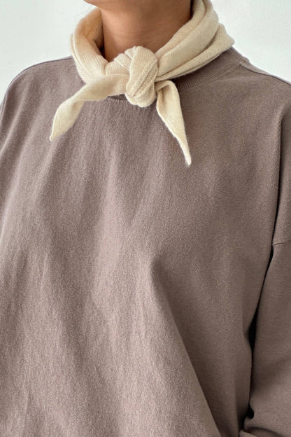 Cashmere Bandana: OATMEAL