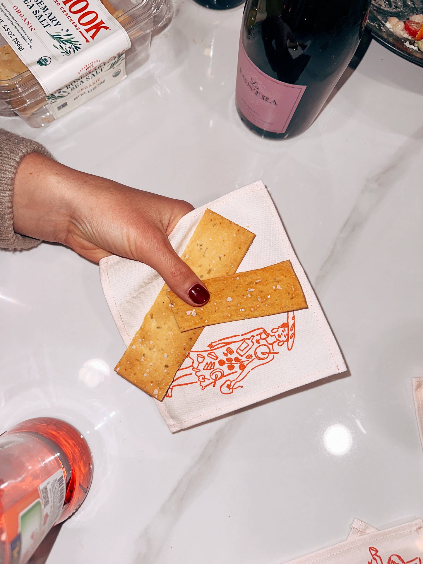 Phthalo Ruth x Julie Peach - Dinner Girls Cocktail Napkins