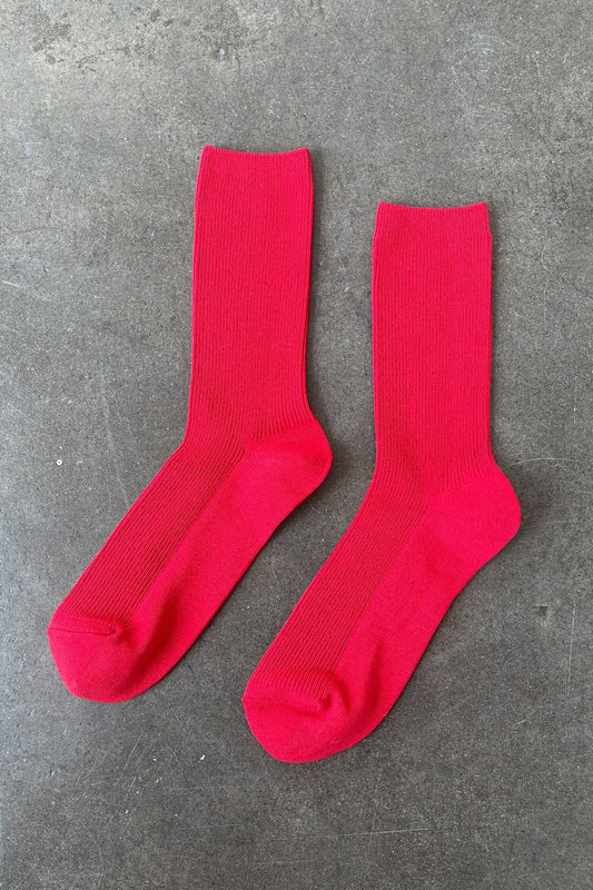 Crisp Step Socks (wholesale): RED