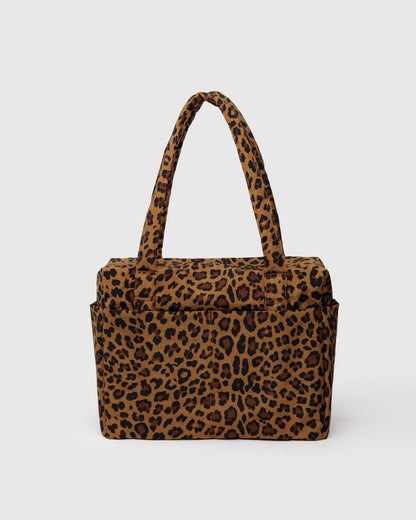 BAGGU Small Cloud Carry On - Leopard