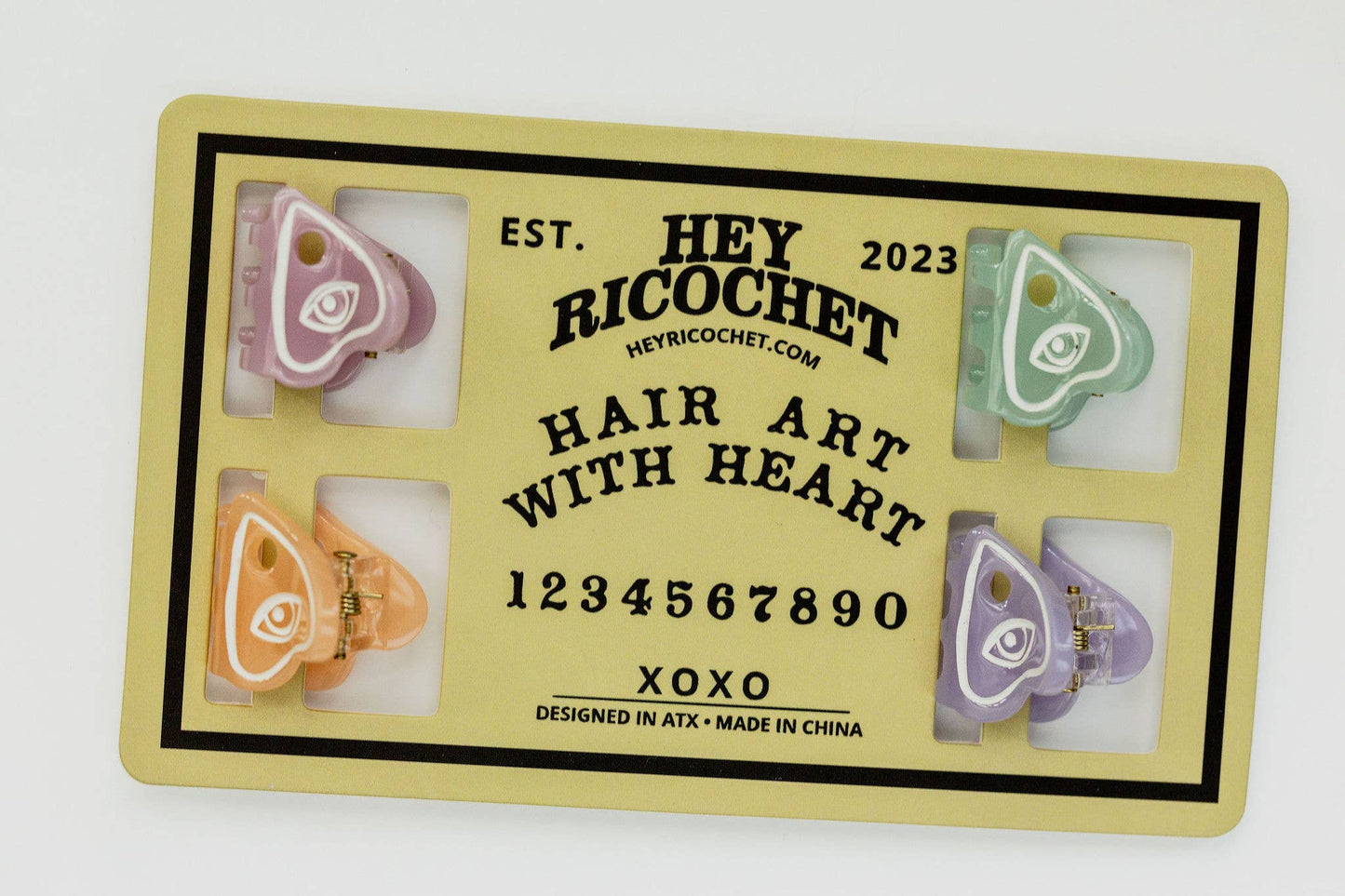 Tiny Pastel Planchette Claws: Purple