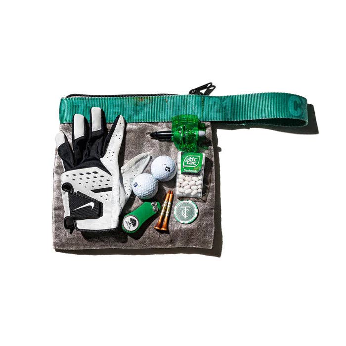 VINTAGE SLING BELT POUCH: Olive