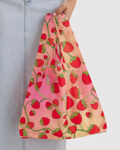 BAGGU Standard Reusable Tote - Strawberry Blossom