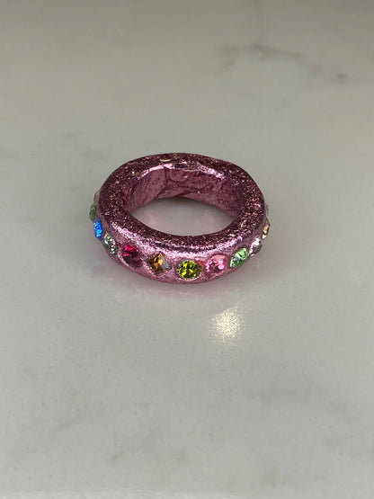Thin Infinity Ring - Dusty Rose - 6.25