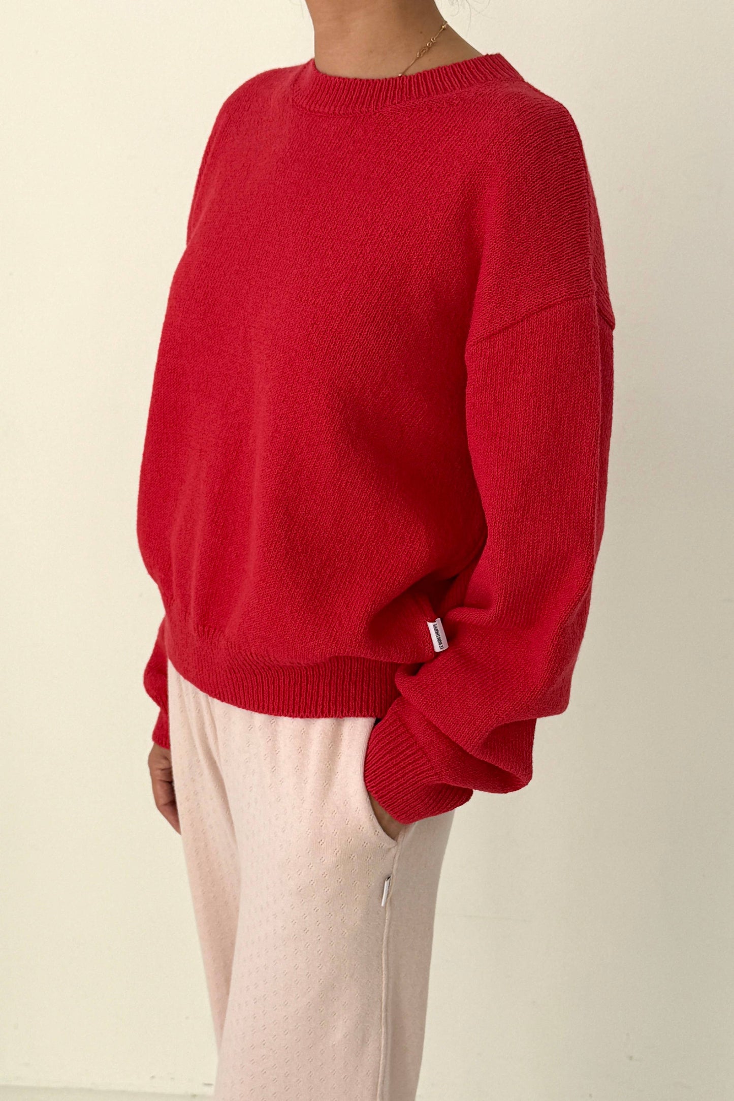 Milo Cotton Sweater: Chili