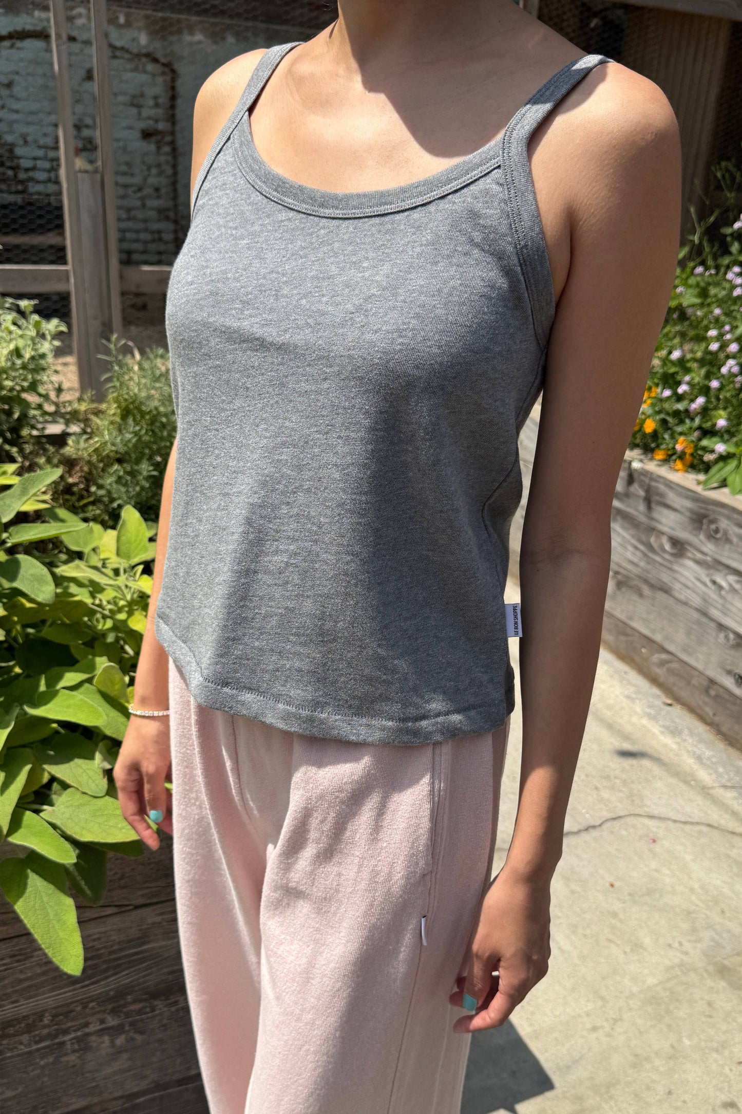 Premium Jersey Dana Cami : MELANGE GREY