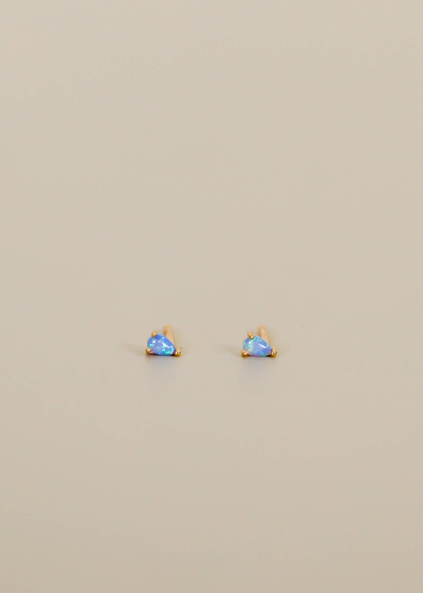 Teardrop - Fire Opal - Earring
