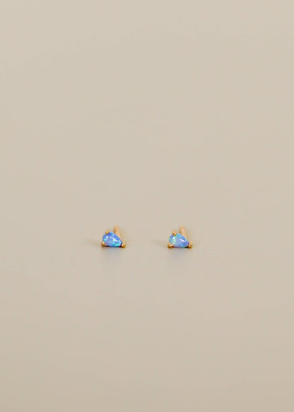 Teardrop - Fire Opal - Earring