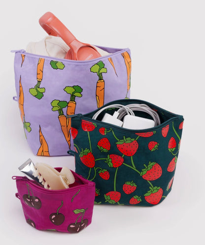 BAGGU Go Pouch Set - Carrots & Berries