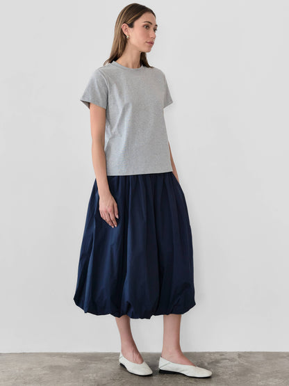 The Lanie Long Top - HEATHER GREY