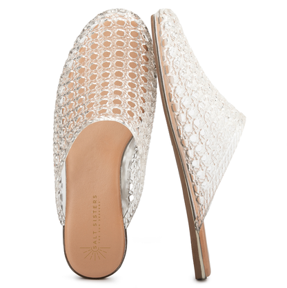 GOLDIE mule jelly water-friendly open back cage sandal: TORTOISE