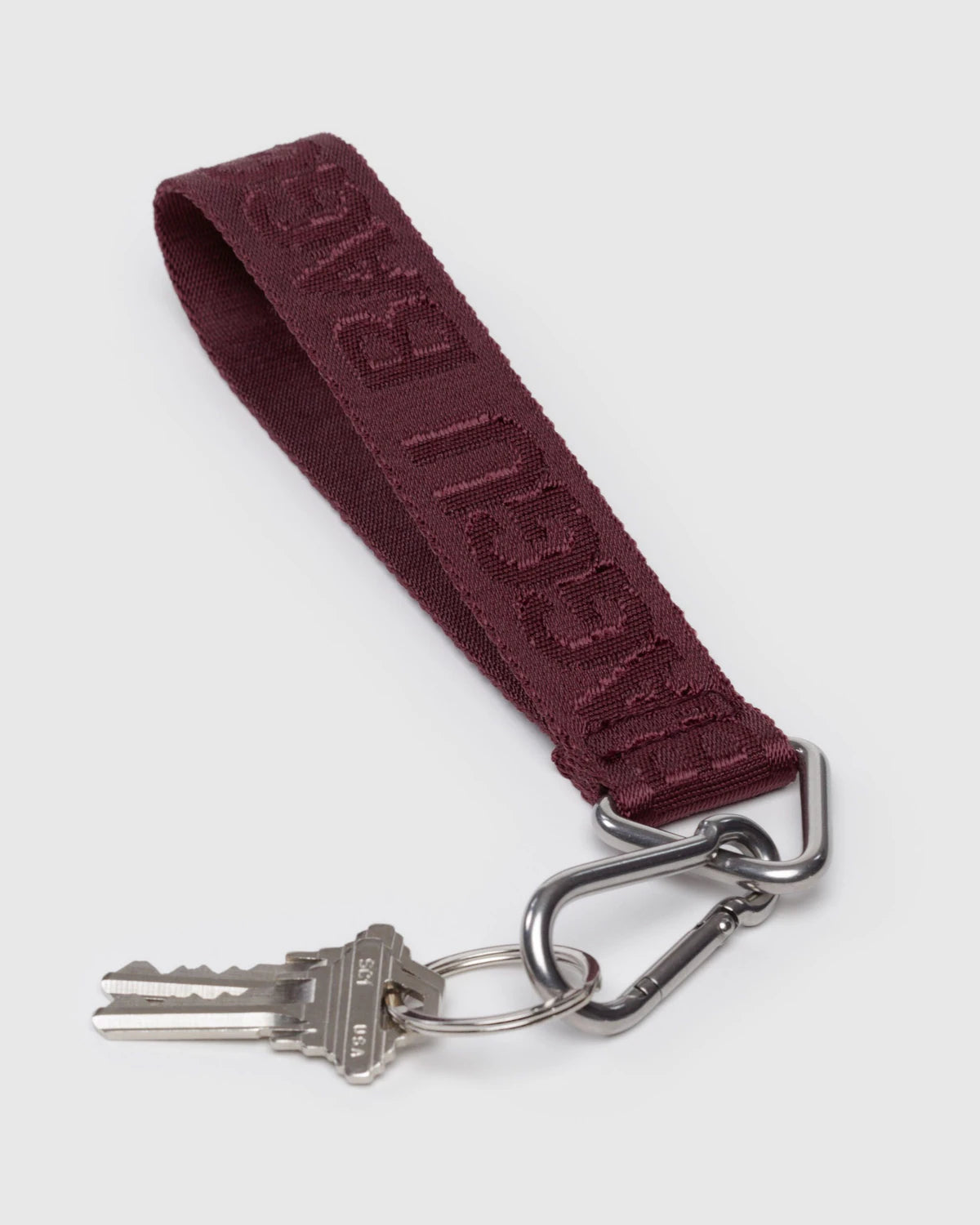 BAGGU Logo Keychain - Mahogany