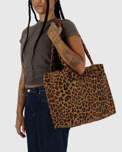 BAGGU Small Cloud Carry On - Leopard