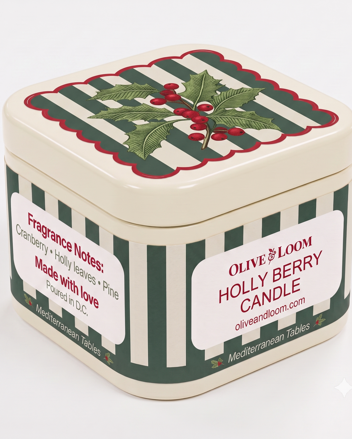 Holly Berry Candle