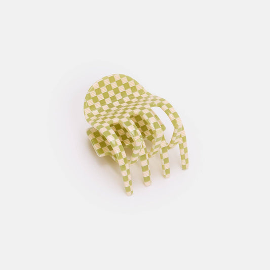 Ursa Claw in Olive Check