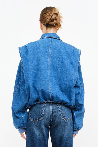 Ingrid Jacket: INDIGO