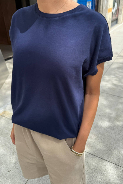 Ease Tee: Navy