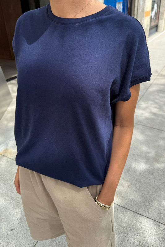 Ease Tee: Navy