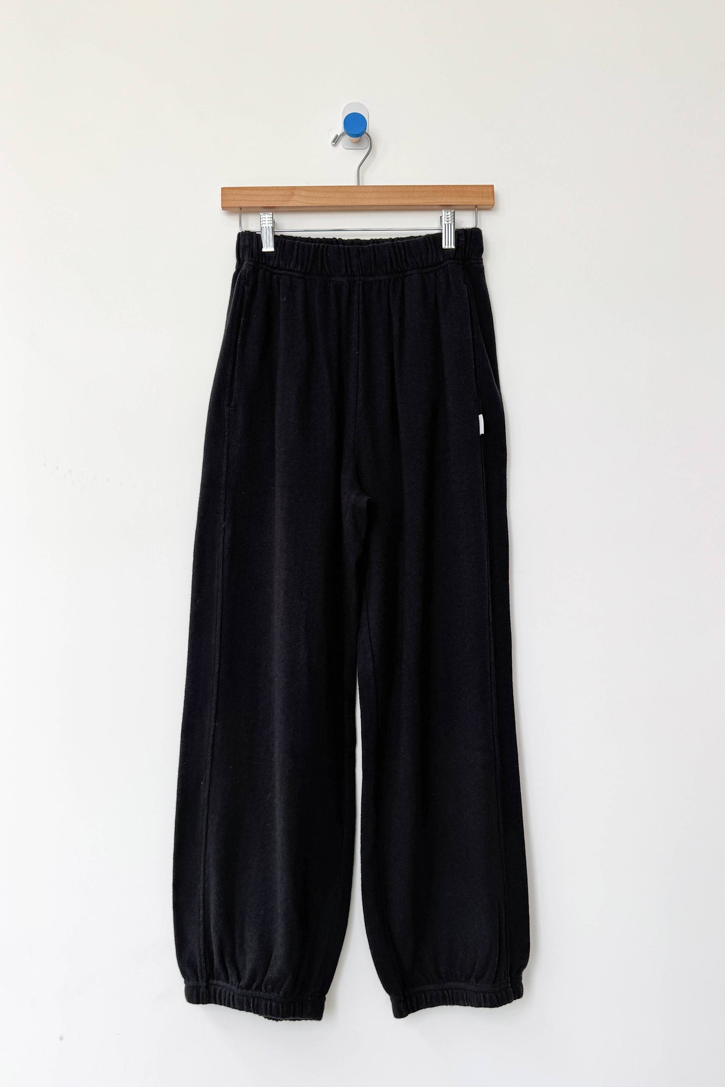 Pointelle Balloon Pants: Black