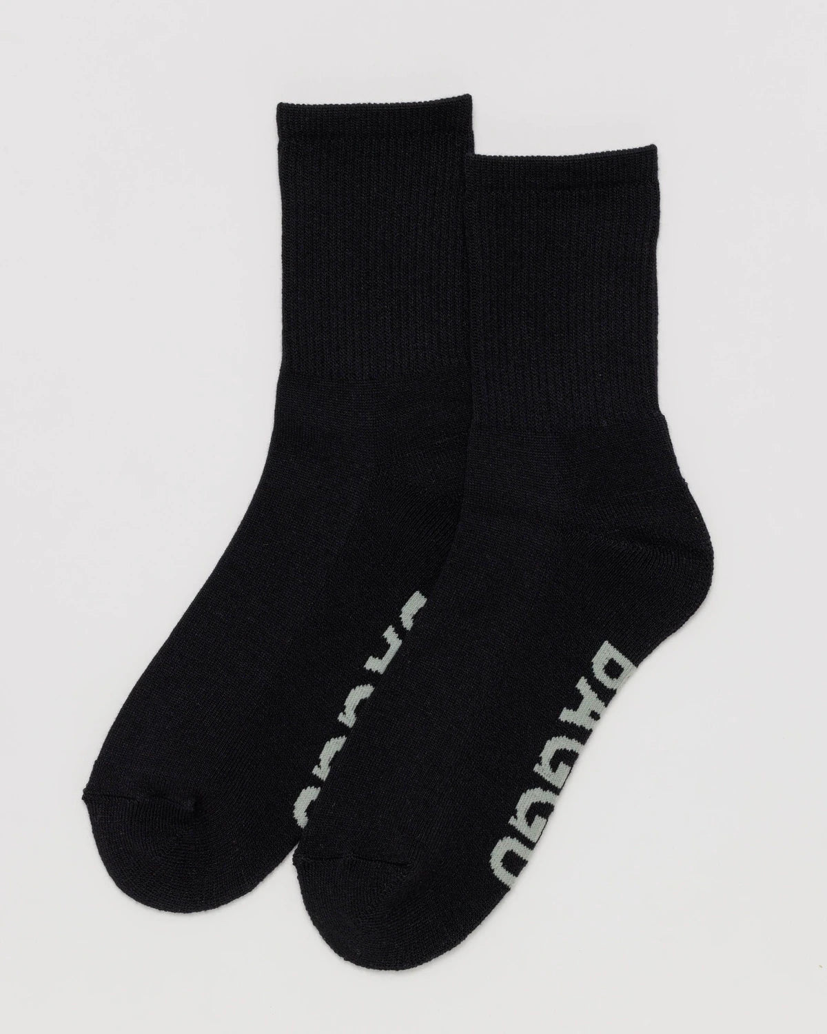 BAGGU Ribbed Sock - Black