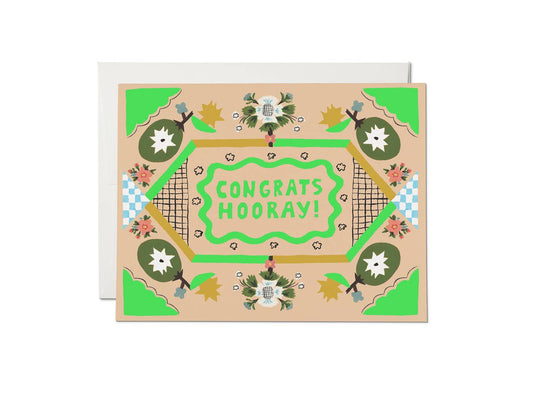 Congrats Hooray greeting card