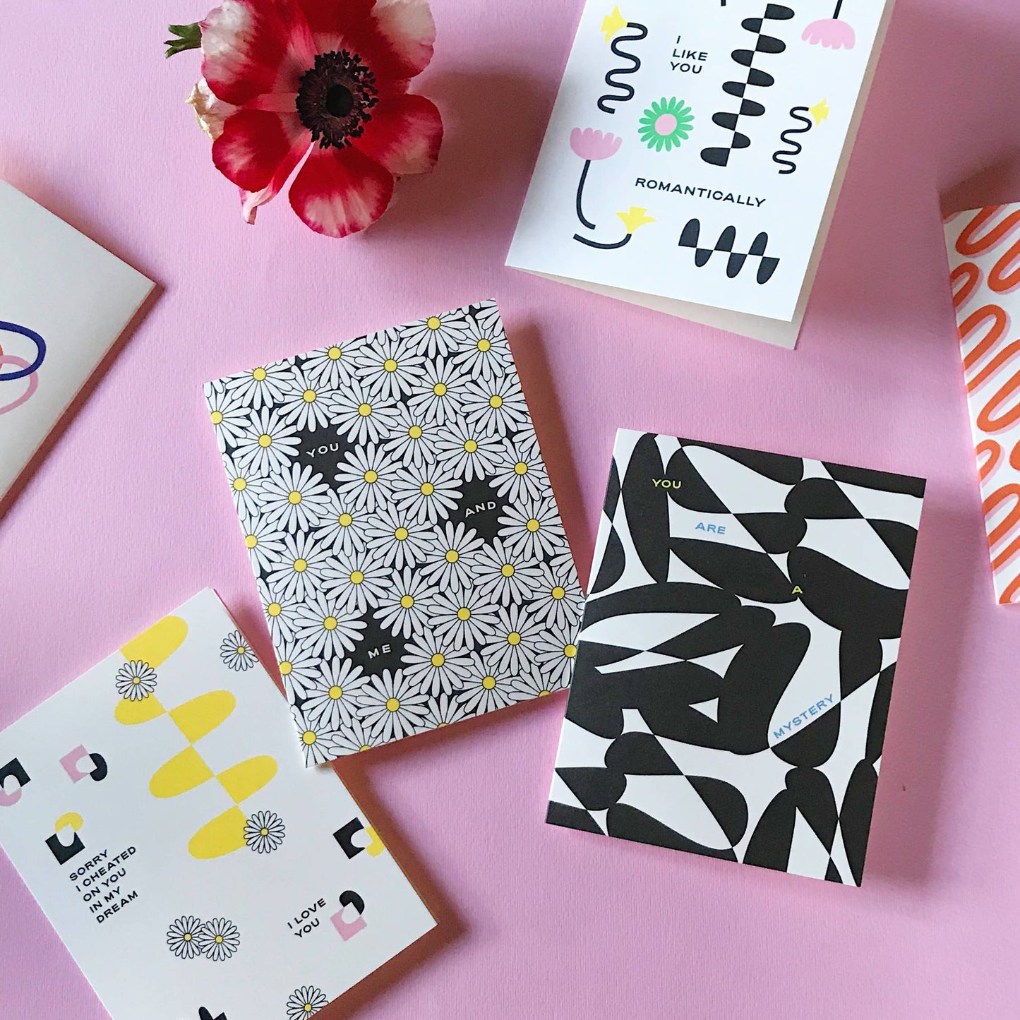 I Like You Romantically • Funny Floral Love Card