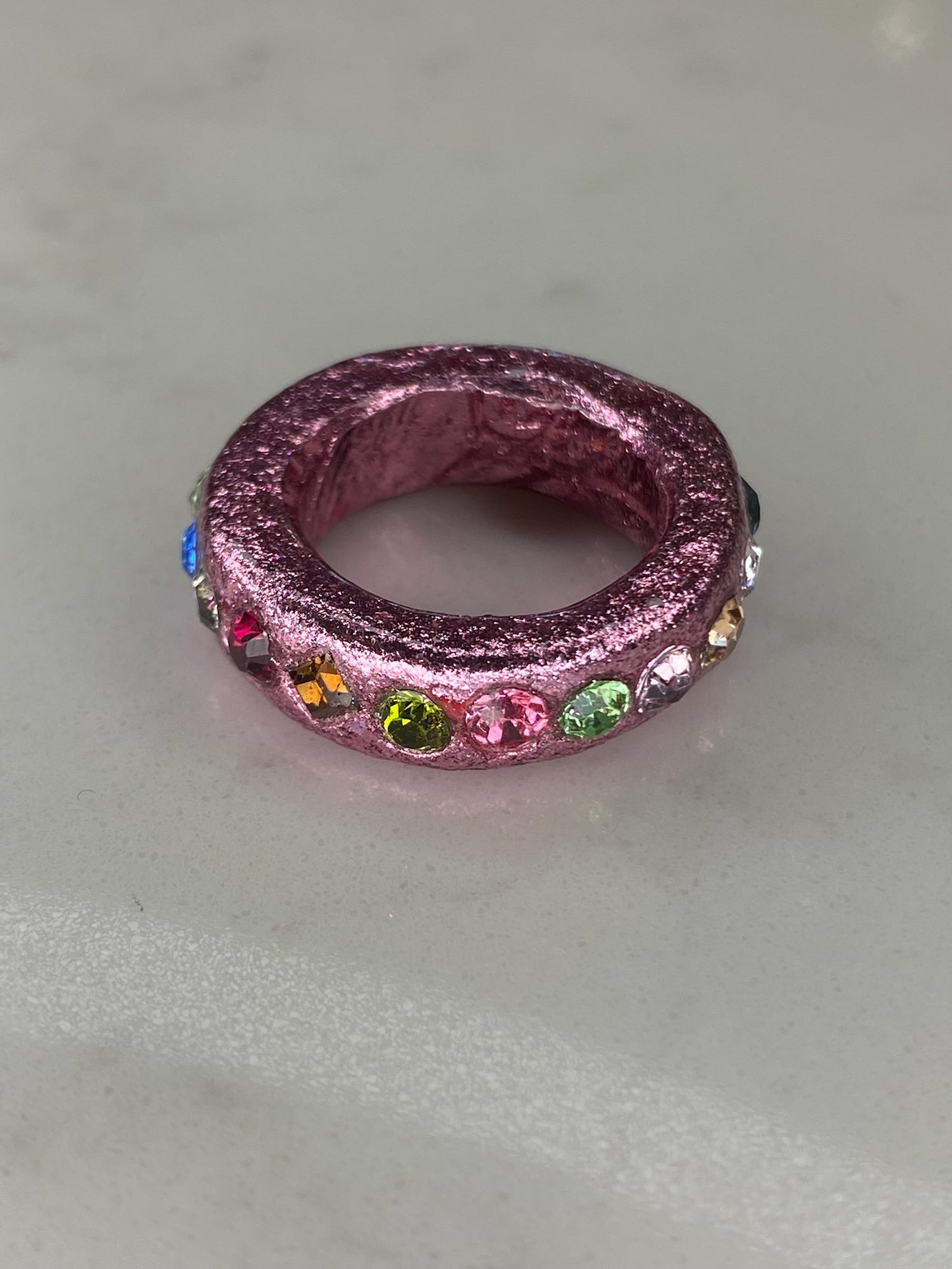 Thin Infinity Ring - Dusty Rose - 6.25