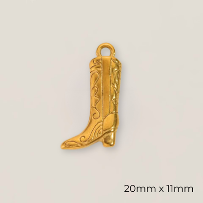 Western Charms - 18K Gold Plated, Enamel or Resin : Lucky Pony