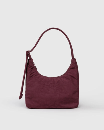 BAGGU Mini Nylon Shoulder Bag - Mahogany