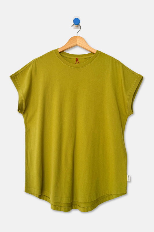 Ease Tee in Golden Olive