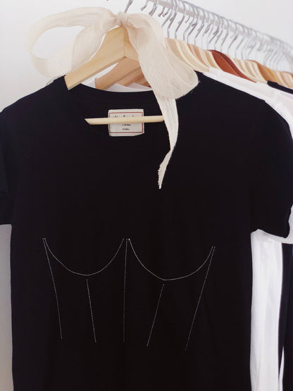 The Corset, Baby Tee: Gold