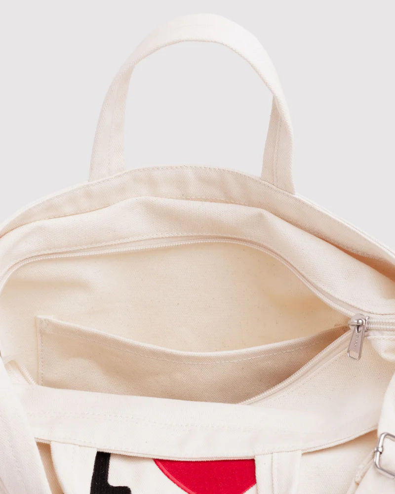 BAGGU Horizontal Zip Duck Bag - I Love NY