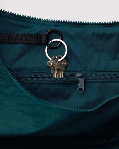 BAGGU Large Nylon Crescent Bag - Deep Sea