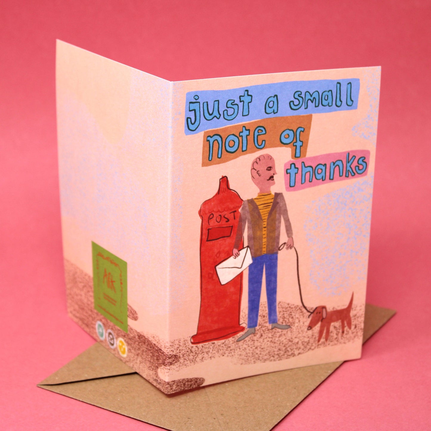 Just a Small Note of Thanks Greetings Card