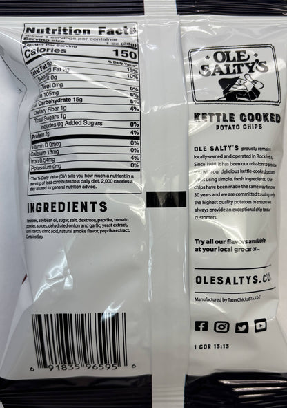 1.25oz Southern BBQ Kettle Cooked Potato Chips