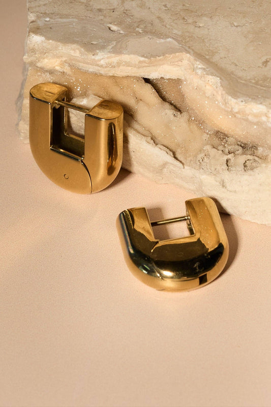 Utopia Hoops - 18K Gold Plated